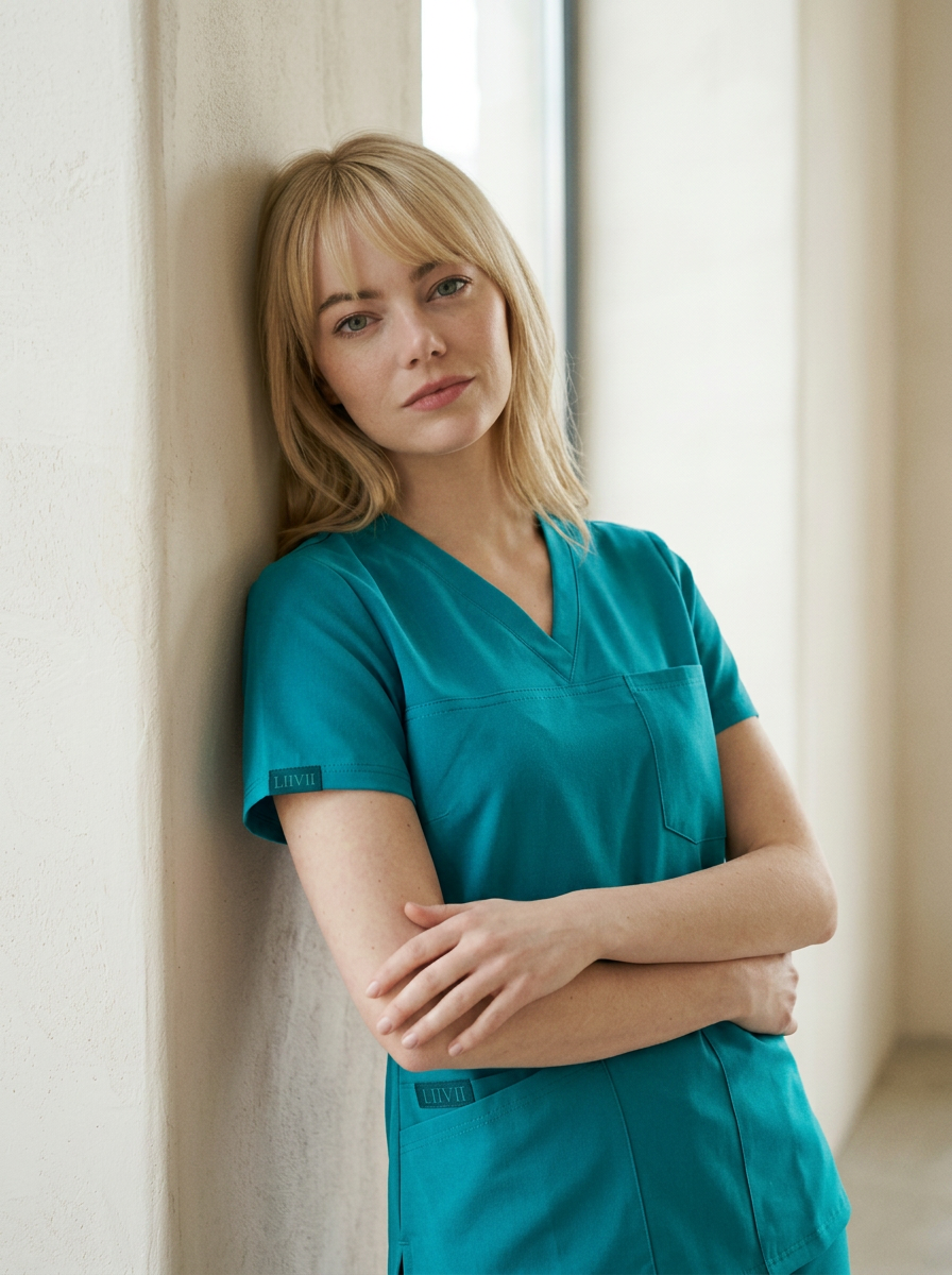 Folded scrubs